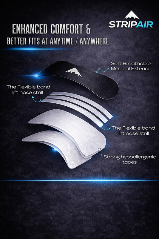 STRIPAIR Performance Nose Strips (Black Edition)
